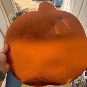 Orange Pumpkin-Shaped place mats